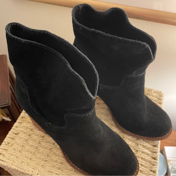 Splendid Black Suede cowboy booties - Size 7 - Picture 8 of 8